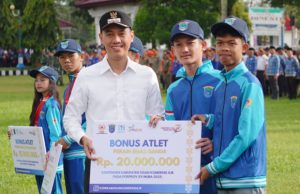 Bupati Muchendi Guyur Bonus Rp1,1 Miliar untuk Atlet Berprestasi Porprov XV Sumsel 2025