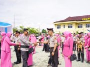 93 Personel Polres OKI Naik Pangkat, Kapolres Tekankan Tanggung Jawab dan Profesionalisme