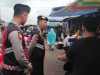 Cegah 3C, Sat Samapta Polres Banyuasin Intensifkan Patroli Jalan Kaki di Pasar Pangkalan Balai