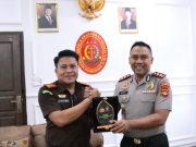 Kapolres OKI Kunjungi Kejaksaan Negeri OKI, Perkuat Sinergi Antar Penegak Hukum