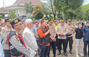 Polres Banyuasin Amankan Aksi Warga Tuntut Kepastian Status Tanah Eks Aset Pertamina