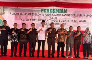 Wabup Bersama Ketua DPRD Muratara Hadiri Peresmian Rumah Jabatan Kejari Lubuklinggau