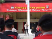 Kapolres Banyuasin Pimpin Apel Pagi, Tekankan Profesionalisme dan Kedisiplinan Anggota