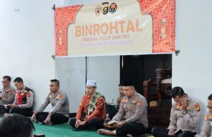 Dibalik Tugas Lapangan, Polres OKI Rawat Ketahanan Batin Lewat Binrohtal