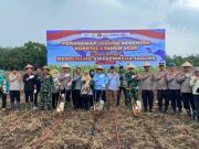 Dukung Ketahanan Pangan, Polres OKI Laksanakan Penanaman Jagung Serentak Kuartal I 2026