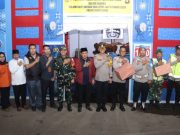 Polres Banyuasin Siapkan Pengamanan Ketat Malam Takbiran Idul Fitri, Forkopimda Tinjau Pos Pam
