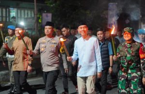 Takbir Bergema, Pawai Keliling Semarakkan Malam Lebaran di Kayuagung
