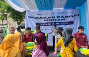 Dukung Stabilitas Harga, Polres OKI Salurkan 5 Ton Beras SPHP di Pasar Kayuagung