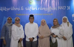 Pererat Silaturahmi, Dandim 0402/OKI-OI dan Ketua Persit KCK Hadiri Safari Ramadan Pemkab Ogan Ilir