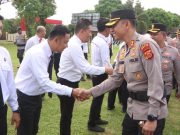 Suasana Kekeluargaan Warnai Apel Pagi dan Halal Bihalal Polres Banyuasin