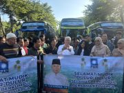 Iskandar Berangkatkan Ratusan Pemudik dari Senayan, PAN OKI Sambut Hangat di Daerah