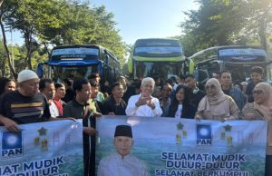 Iskandar Berangkatkan Ratusan Pemudik dari Senayan, PAN OKI Sambut Hangat di Daerah