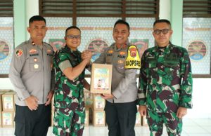 Kapolres OKI Kunjungi Kodim, Pererat Soliditas TNI–Polri