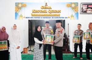 Kapolres OKI Rangkul Hafiz dan Hafizah dalam Gema Khotmil Qur’an