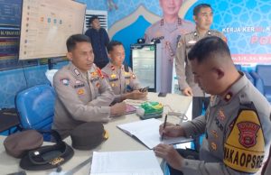 Wakapolres OKI Cek Posyan, Tekankan Pelayanan Maksimal dan Zero Kemacetan