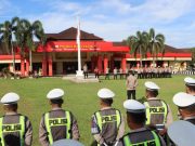 Tekankan Integritas dan Disiplin, Wakapolres Banyuasin Pimpin Apel Pagi dengan Pesan Inspiratif