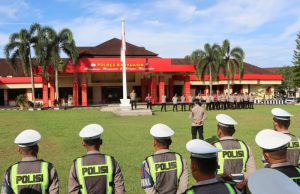 Tekankan Integritas dan Disiplin, Wakapolres Banyuasin Pimpin Apel Pagi dengan Pesan Inspiratif