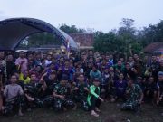 Semangat Kebersamaan, Satgas TMMD Kodim 0402/OKI Gelar Pertandingan Sepak Bola