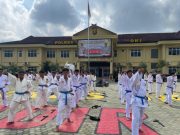 75 Personel Polres OKI Ikuti Ujian Bela Diri Polri untuk Kenaikan Pangkat Juli 2026
