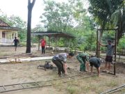 Satgas TMMD Kodim 0402/OKI Lanjutkan Pengeboran Sumur Bor Ketiga