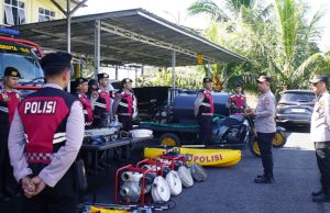 Antisipasi Karhutla, Polres OKI Pastikan Kesiapan Armada dan Peralatan