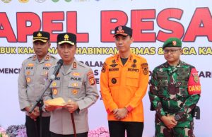 Dandim 0402/OKI-OI Hadiri Apel Besar Sabuk Kamtibmas dan Siaga Karhutla Tahun 2026