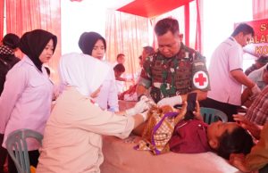 Melalui TMMD ke-128, Kodim 0402/OKI Hadirkan Pelayanan Kesehatan dan Dorong Kebangkitan UMKM Desa