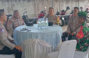 Polres OKI Amankan Ibadah Kamis Putih dan Jumat Agung, Kapolres Turun Langsung