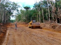 TMMD ke-128 Kodim 0402/OKI, Pembangunan Jalan Desa Pematang Sukatani Hampir Tuntas