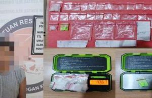 Pengedar di Desa Pedu Simpan 33 Paket Sabu Berlabel Harga, Polisi Temukan Pecahan Ekstasi