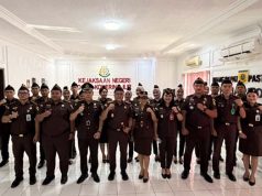Kejari OKI Lantik Dua Pejabat Baru dan Kukuhkan CPNS Jadi PNS Penuh