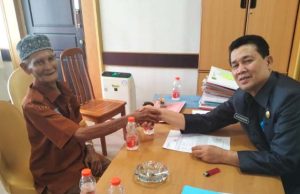 Veteran Pejuang Kemerdekaan Datangi Sekda Muba, Suasana Haru Warnai Pertemuan
