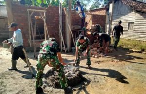 Sentuhan TMMD ke-128 Kodim 0402/OKI Ubah Rumah Reot Jadi Layak Huni