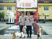 35 Tahun Mengabdi AKP Afrizal Resmi Purna Bakti, Polres OKI Gelar Apel Pelepasan