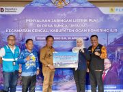 PLN Alirkan Listrik 24 Jam ke Dusun Terpencil di Cengal OKI