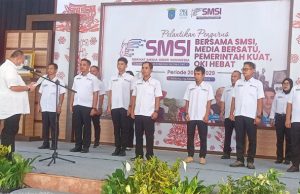 Resmi Dikukuhkan, Andi Oktarius Pimpin SMSI OKI Periode 2026–2029