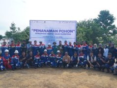 Menjaga Jalur Pulang Gajah Sumatra, Pertamina EP Zona 4 Tanam 3.650 Pohon di Musi Rawas