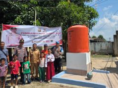 Sambut Hari Bhayangkara, Polsek Tulung Selapan Hidupkan Kembali Sumur Bor Terbengkalai di Desa Ujung Tanjung