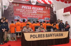 Polres Banyuasin Ungkap 56,20 Persen Kasus Selama Semester I 2026
