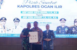 Dandim 0402/OKI-OI Hadiri Pisah Sambut Kapolres Ogan Ilir