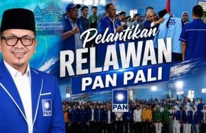 Perkuat Basis Politik, Relawan PAN PALI Resmi Dilantik