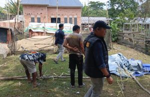 Dapat Laporan Warga, Polisi Bongkar Lapak Diduga Arena Sabung Ayam di Tulung Selapan