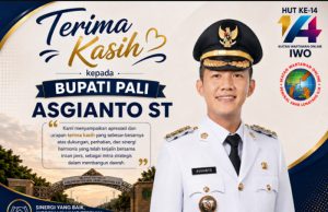Bupati Asgianto Berhalangan Hadiri HUT IWO PALI, Dede Apriandi Tetap Sampaikan Apresiasi