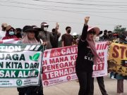 A3M Gelar Aksi di Mapolres Muratara, Desak Penutupan Aktivitas PETI