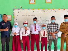 IWO Muratara Bergerak Peduli Kabut Asap, Bagikan Masker Gratis ke Pelajar