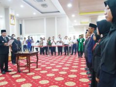 Bupati Toha Lantik Sejumlah Pejabat Pemkab Muba, Tekankan Integritas dan Kinerja Nyata