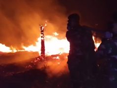 Gerak Cepat Babinsa Koramil 402-07/Indralaya Selamatkan Rumah Warga dari Kobaran Api