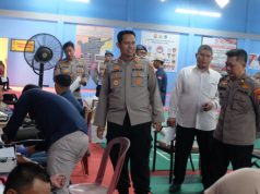 Polres OKI Gelar Donor Darah Peringati HUT Humas Polri