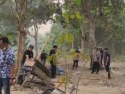 Tim Gabungan Tertibkan Lokasi yang Diduga Jadi Tempat Peredaran Narkotika di SP Padang