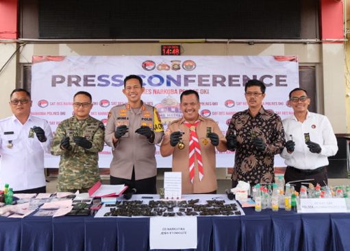 Sisir 25 Lokasi, Polres OKI Ungkap Peredaran Sabu dan Etomidate